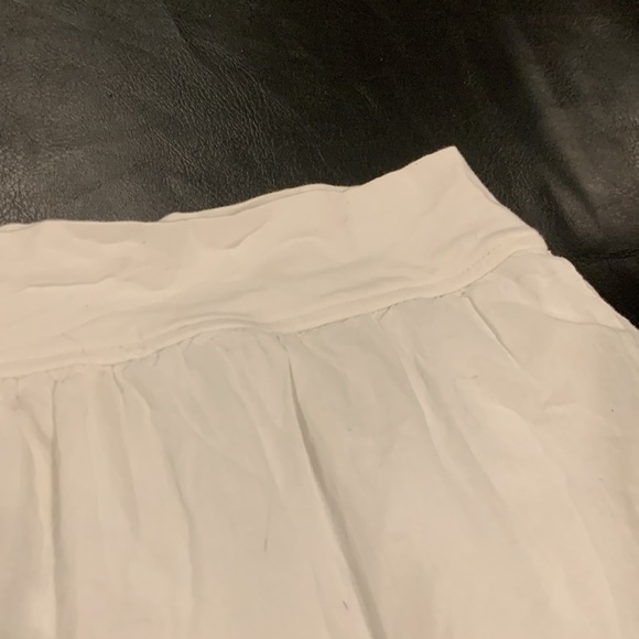 White Lace Peasant Skirt Long Summer Picnic - Picture 3 of 4